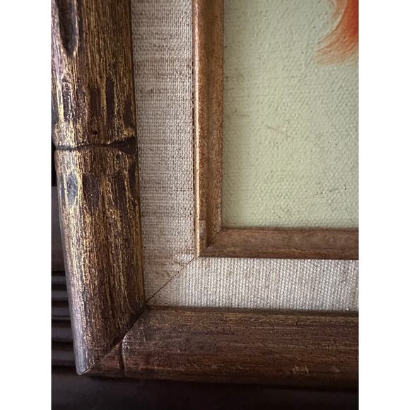 Vintage HOPPIN Original Oil On Canvas Framed Clown Painting (Two Faces) Signed - Picture 4 of 14